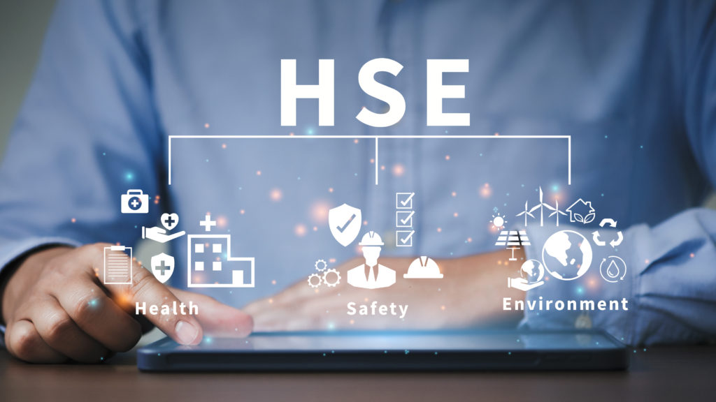 Hse Health Safety Environment Acronym Banner For Business And