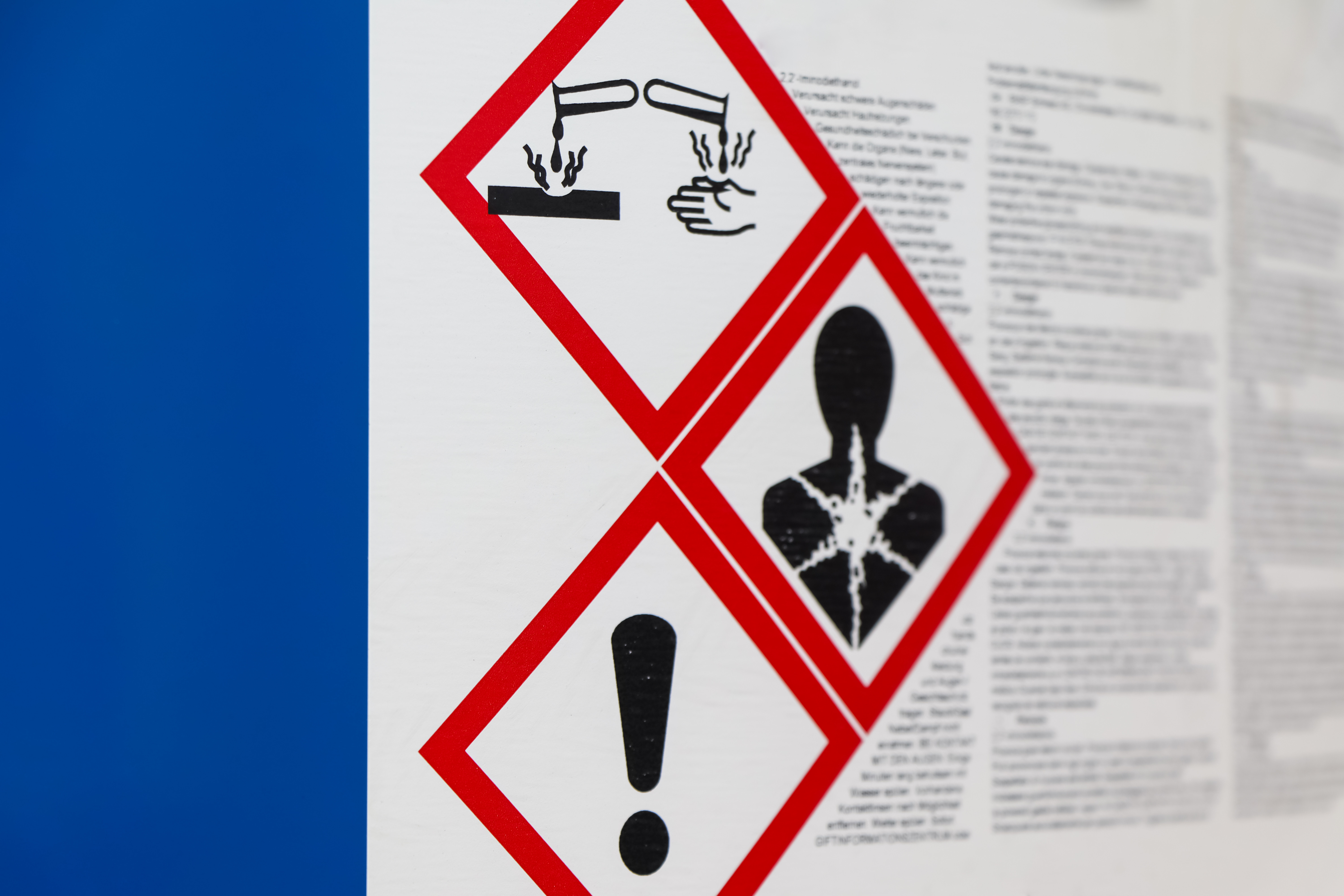 Symbol On The Chemical Tank Symbol On The Chemical Tank